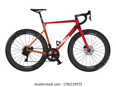 Ciclismo vectorial de diseño de bicicletas