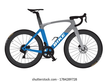 Bicycle design vector cycling silhouette