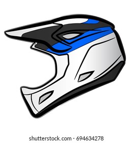 Bicycle Downhill Motorcycle Full Face helmet.