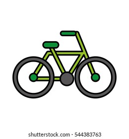 bicycle drawing isolated icon vector illustration design