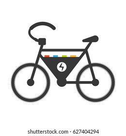 bicycle ecology vehicle isolated icon