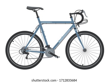 Bicycle element. Bicycle poster. Realistic picture. Vector illustration image.