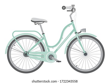 Bicycle element. Bicycle poster. Realistic picture. Vector illustration image.