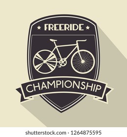 bicycle emblem sport championship lifestyle
