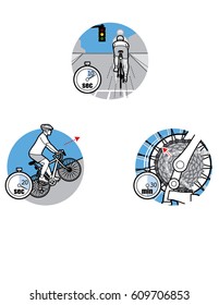 Bicycle exercise drills