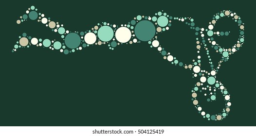 Bicycle Extreme shape vector design by color point