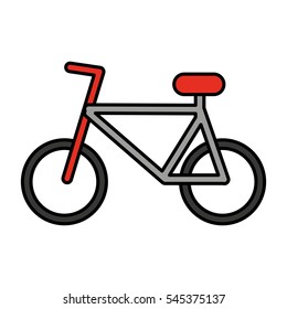 bicycle extreme sport icon vector illustration design