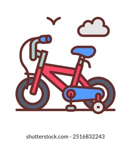 Bicycle Filled Icons , Vector illustration