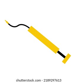 Bicycle fixing tool icon. Bike repair stuff. Pump Flat vector illustration