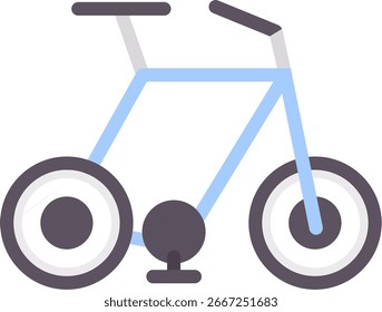 Bicycle Flat Icon Vector Design