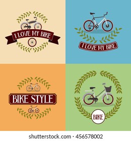 bicycle frame isolated icon design, vector illustration  graphic 