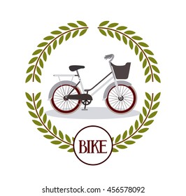bicycle frame isolated icon design, vector illustration  graphic 