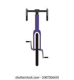 Bicycle front view