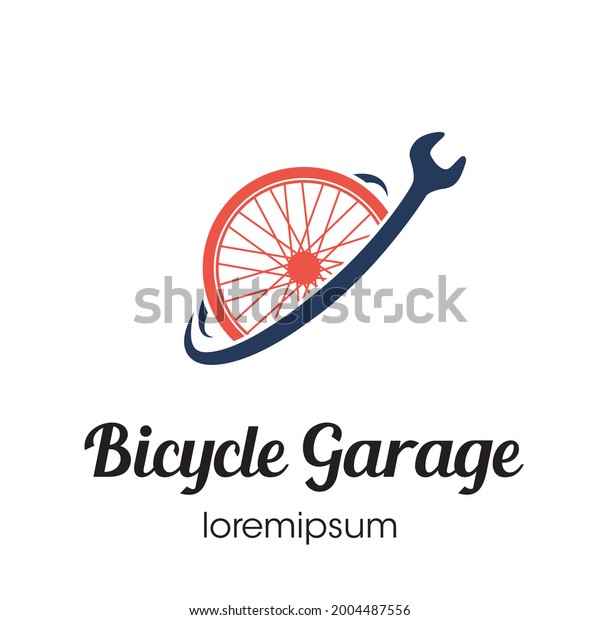 Bicycle Garage Logo Symbol Template Design Stock Vector (Royalty Free) 2004487556 Shutterstock