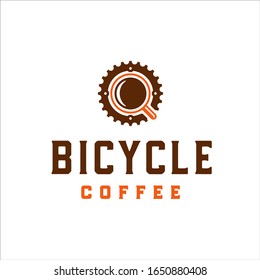 Bicicleta con taza de café