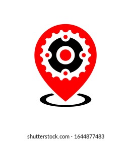 Bicycle Gear Logo can be used for company, icon, and others.