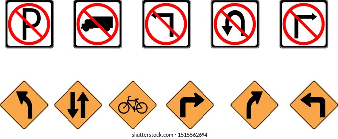 bicycle and general transportation sign