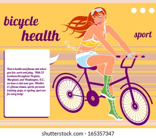 bicycle and girl