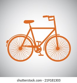 bicycle graphic design , vector illustration
