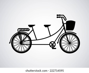 bicycle graphic design , vector illustration