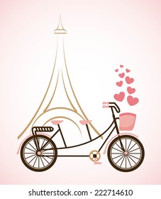 bicycle graphic design , vector illustration