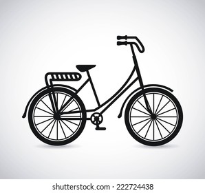 bicycle  graphic design , vector illustration