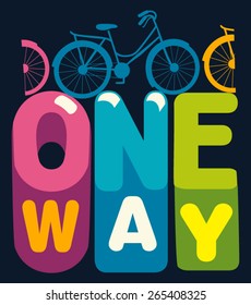 bicycle graphic vector design