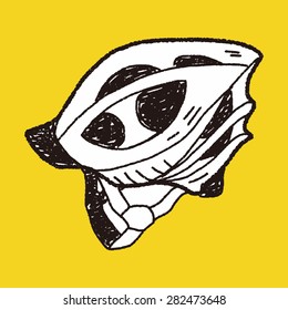 bicycle helmet doodle