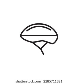 bicycle helmet icon design template