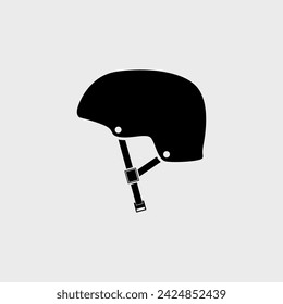 Bicycle helmet line icon.vector illustration