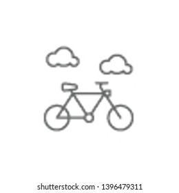 Bicycle, Holland icon. Element of Holland icon. Thin line icon for website design and development, app development. Premium icon