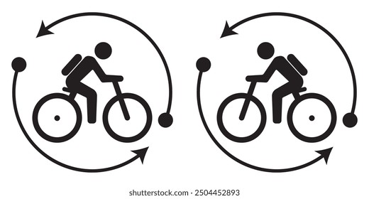 bicycle icon 1 2 3