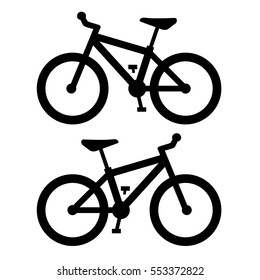 bicycle icon stock vector royalty free 553372822 bicycle icon stock vector royalty free