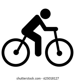 Bicycle Icon Stock Vector (Royalty Free) 625018127