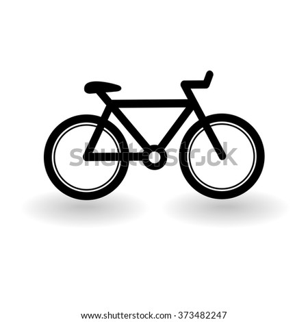 Bicycle Icon Stock Vector (Royalty Free) 373482247 - Shutterstock