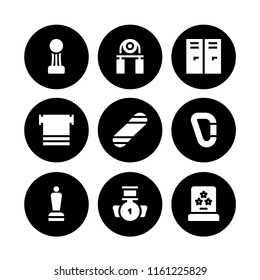 bicycle icon. 9 bicycle set with sport and competition and sports and competition vector icons for web and mobile app