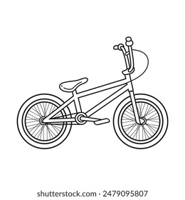 Bicycle icon. Bike. BMX. Vector icon isolated on white background.