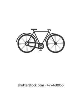 Bicycle Icon, Bike Icon, Bike Illustration, Flat Bike Icon Vector Illustration