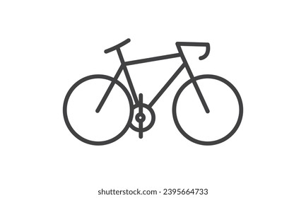 Bicycle icon bike symbol for logo concept.