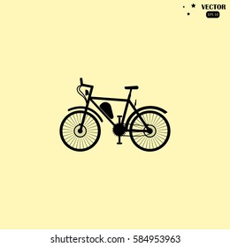 bicycle icon. bike vector icon