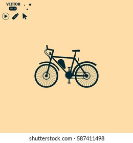 bicycle icon. bike vector icon