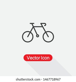 Bicycle Icon, Bike Icon Vector Illustration Eps10