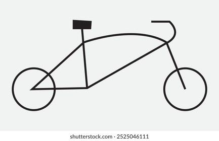 Bicycle icon. Bike icon vector illustration.