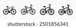 Bicycle icon bike vector symbol, Bike icon vector logo template, Bicycle icon, flat design style, bike vector illustration, bicycle vector icon