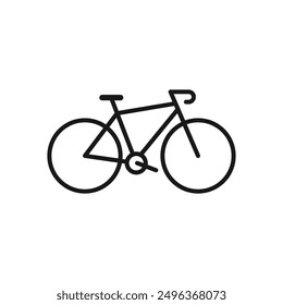 Bicycle icon bike vector symbol, Modern and editable bicycle icon.