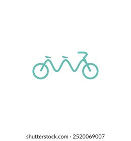 Bicycle icon bike vector symbol, unique bike