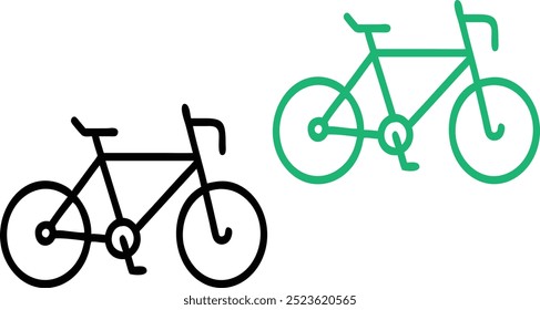 Bicycle icon bike vector symbol, Modern and editable bicycle icon. vector file.