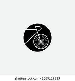 Bicycle icon bike vector symbol, Modern and editable bicycle icon.
