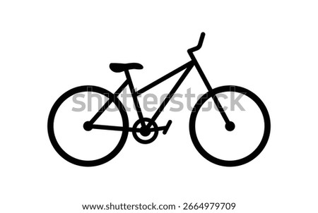 Bicycle icon bike vector symbol, Modern and editable bicycle icon.