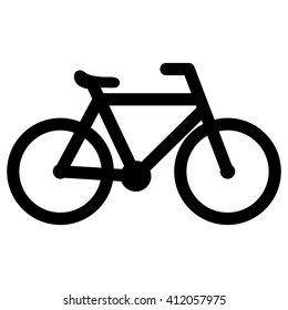 bicycle icon black